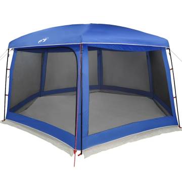 Pool Tent with Removable Fly & Mesh Walls - Azure Blue 670x590 cm