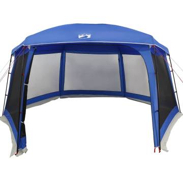 Pool Tent with Removable Fly & Mesh Walls - Azure Blue 670x590 cm