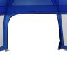 Pool Tent with Removable Fly & Mesh Walls - Azure Blue 670x590 cm