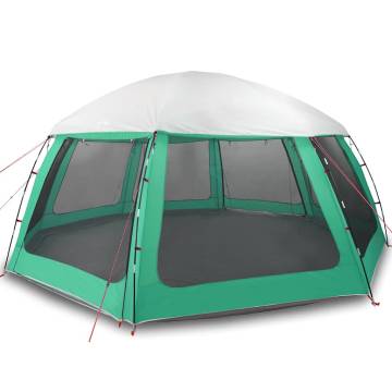 Pool Tent with Removable Fly & Mesh Walls - Sea Green 612x612 cm