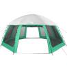 Pool Tent with Removable Fly & Mesh Walls - Sea Green 612x612 cm