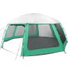 Pool Tent with Removable Fly & Mesh Walls - Sea Green 612x612 cm