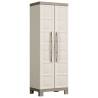 Keter Storage Cabinet with Shelves Excellence Beige and Taupe 182 cm Size 65 x 45 x 182 cm(5 compartments) Quantity in Package 1 Number of 