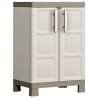 Keter Low Storage Cabinet Excellence Beige & Taupe - 97 cm