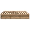 Artisan Oak Bed Frame 180x200cm | Super King Engineered Wood