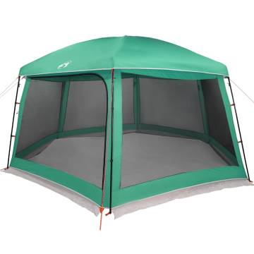 Sea Green Pool Tent with Removable Fly & Mesh Walls - 618x532 cm