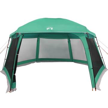 Sea Green Pool Tent with Removable Fly & Mesh Walls - 618x532 cm