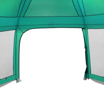 Sea Green Pool Tent with Removable Fly & Mesh Walls - 618x532 cm