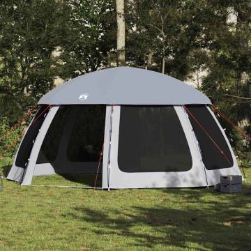 Pool Tent with Removable Fly & Mesh Walls - 510x510 cm Grey