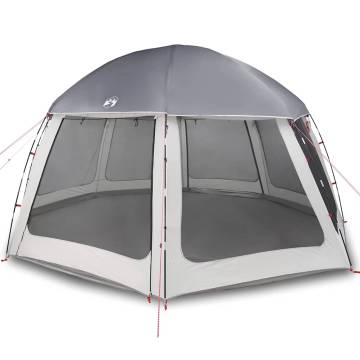 Pool Tent with Removable Fly & Mesh Walls - 510x510 cm Grey