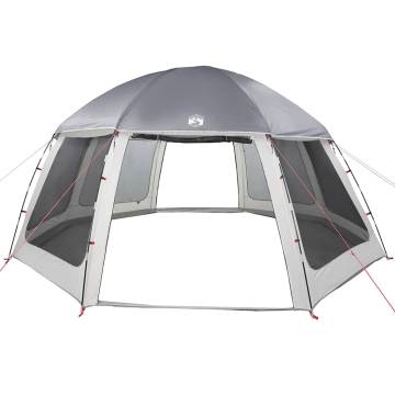 Pool Tent with Removable Fly & Mesh Walls - 510x510 cm Grey