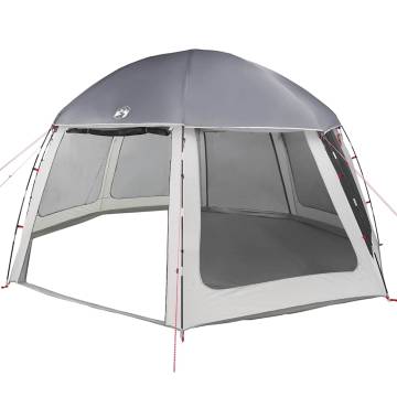 Pool Tent with Removable Fly & Mesh Walls - 510x510 cm Grey