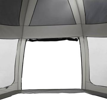 Pool Tent with Removable Fly & Mesh Walls - 510x510 cm Grey