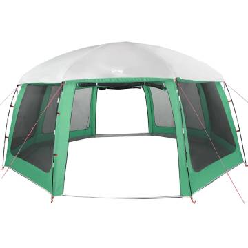 Sea Green Pool Tent with Removable Fly & Mesh Walls - 690x690 cm