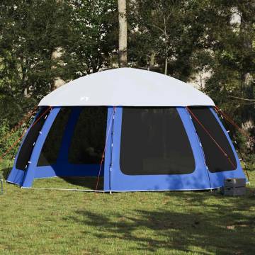 Pool Tent with Removable Fly & Mesh Walls - Azure Blue 510x510 cm