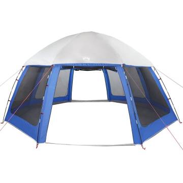 Pool Tent with Removable Fly & Mesh Walls - Azure Blue 510x510 cm