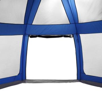 Pool Tent with Removable Fly & Mesh Walls - Azure Blue 510x510 cm