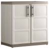 Keter Low Storage Cabinet Excellence XL Beige and Taupe 93 cm Size 89 x 54 x 93 cm Quantity in Package 1 Number of 