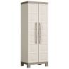 Keter Multipurpose Storage Cabinet Excellence Beige and Taupe 182 cm Size 65 x 45 x 182 cm Quantity in Package 1 Number of 