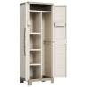 Keter 182cm Excellence Storage Cabinet - Beige & Taupe