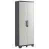 Keter Storage Cabinet with shelves Gear Black and Grey 182 cm Size 68 x 39 x 182 cm(4 shelves) Quantity in Package 1 Number of 