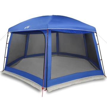 Pool Tent with Removable Fly & Mesh Walls - Azure Blue 618x532 cm