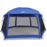 Pool Tent with Removable Fly & Mesh Walls - Azure Blue 618x532 cm