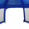 Pool Tent with Removable Fly & Mesh Walls - Azure Blue 618x532 cm