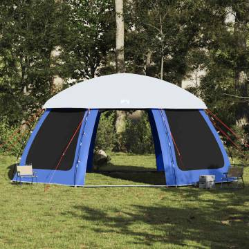 Pool Tent with Removable Fly & Mesh Walls - Azure Blue