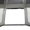 Pool Tent with Removable Fly & Mesh Walls - Grey 690x690 cm