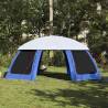 Pool Tent with Removable Fly & Mesh Walls - Azure Blue 690x690 cm