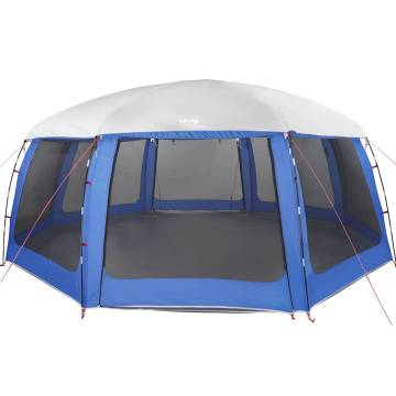 Pool Tent with Removable Fly & Mesh Walls - Azure Blue 690x690 cm