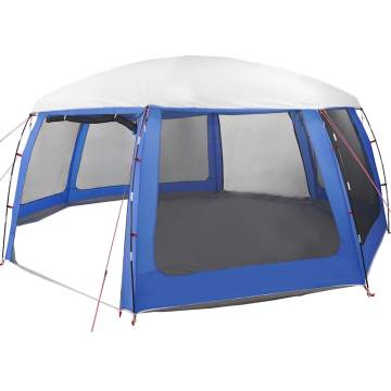 Pool Tent with Removable Fly & Mesh Walls - Azure Blue 690x690 cm