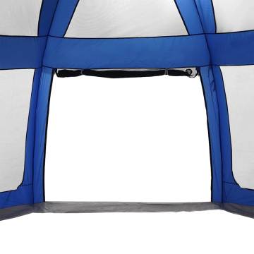 Pool Tent with Removable Fly & Mesh Walls - Azure Blue 690x690 cm