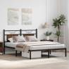 Brown Oak King Size Bed Frame 150x200 cm - Durable & Stylish