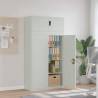 File Cabinet Light Grey 90x40x180 cm Steel Colour light grey Size 90 x 40 x 180 cm Quantity in Package 1 Number of 