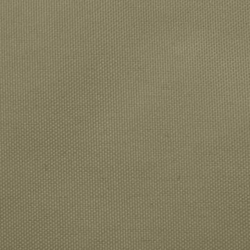 Sunshade Sail Oxford Fabric Triangular 4.5x4.5 m Beige