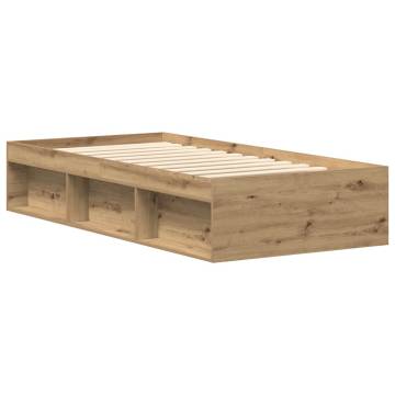 Artisan Oak Bed Frame 100x200cm - Durable & Stylish