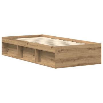 Artisan Oak Bed Frame 100x200cm - Durable & Stylish