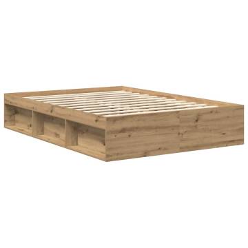 Artisan Oak Bed Frame 120x200cm - Engineered Wood