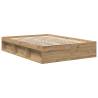 Artisan Oak Bed Frame 120x200cm - Engineered Wood