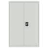 Light Grey Steel File Cabinet - 90x40x180 cm | HipoMarket