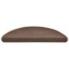 Stair Mats 30 pcs Coffee Brown - 56x17x3 cm | HipoMarket