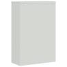 Light Grey Steel File Cabinet - 90x40x180 cm | HipoMarket