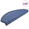 Stair Mats 30 pcs Blue | Non-Slip & Washable | 65x24 cm