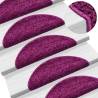 Violet Stair Mats - 30 pcs | 56x17x3 cm | Non-slip & Washable