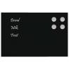 Wall-Mounted Magnetic Board Black 40x30 cm - Durable Design