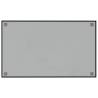 Wall-mounted Magnetic Board Black 100x60 cm Tempered Glass