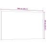 Wall-mounted Magnetic Board Black 100x60 cm Tempered Glass