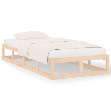 Solid Wood Bed Frame 100x200 cm | Modern & Sturdy Design